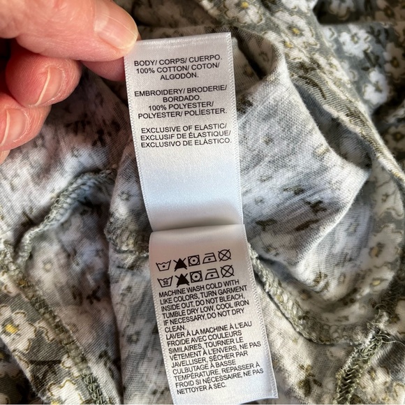 Lucky Brand cotton peasant blouse - Picture 4 of 7